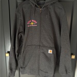 Carhartt Gray Hoodie Jacket